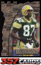 1997 Collectors Edge Excalibur Football Robert Brooks Castle Die-cut 750 15 1997 Collectors Edge Excalibur Football Robert Brooks Castle Die-cut 750 15