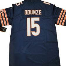 youth size chicago bears 15 rome odunze S-xl stitched customized nwt.