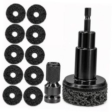 Wheel Hub Cleaning Tool Kit, 10 Pads Wheel Stud and Hub Cleaner