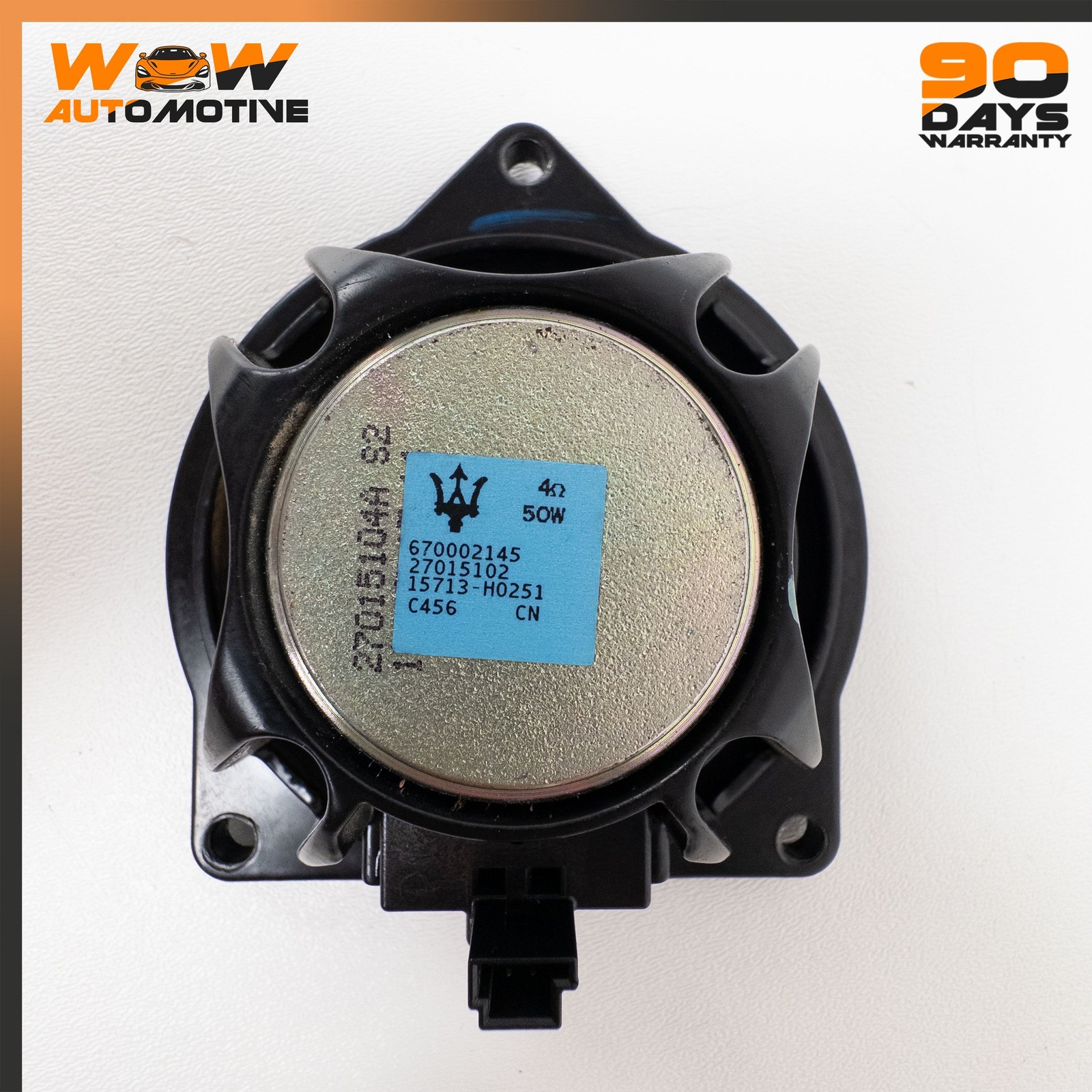 13-19 MASERATI QUATTROPORTE GTS GHIBLI FRONT CENTER MID WOOFER LOUDSPEAKER OEM