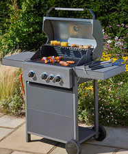 Brand New and Boxed - Halmo Zoom 3 Burner Gas BBQ  with side burner