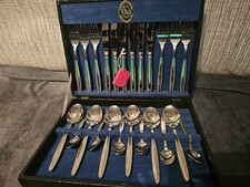 Housley Kings Stainless Steel Cutlery Set 24 Piece. Never Used. Free Postage UK