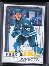 2024-25 Upper Deck Extended Macklin Celebrini PP-2 Pros & Prospects Rookie RC