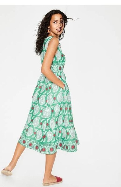 Women Boden Dress Multicolor Cotton XXS