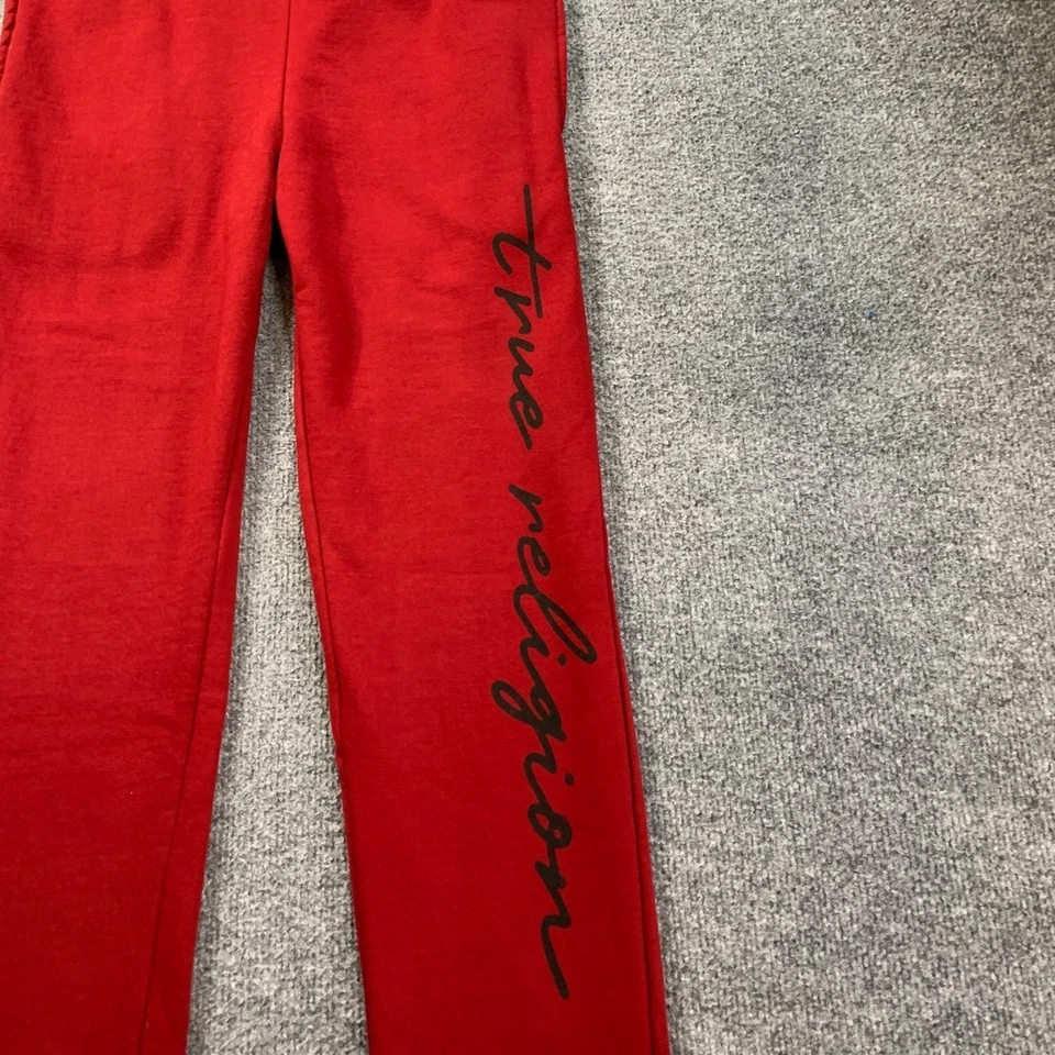 True Religion бегунов девочек L большой кардинал черный флис с подкладкой карманы логотип - Изображение 3 из 4