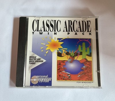 CLASSIC ARCADE TWIN PACK 3.1 CD-ROM MISSLE MASTER AND BRICK BREAKER