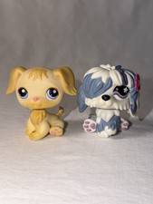 Littlest Pet Shop #466 Sheepdog 2007 #268 Gol...