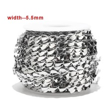 5meters Stainless Steel Hollow Heart Connect Chain Findings for Necklace Making