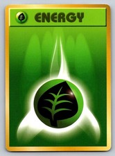 Grass Energy LP Base Set Pokemon Japanese