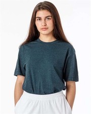 Los Angeles Apparel Unisex USA-Made 50/50 Poly/Cotton T-Shirt FF0 | 11 Colors XS