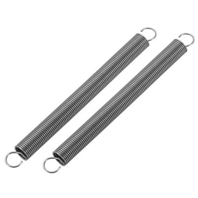 Extension Spring Wire Diameter 0.04'', OD 0.4'', Length 4.7'' Tension Springs 2pcs
