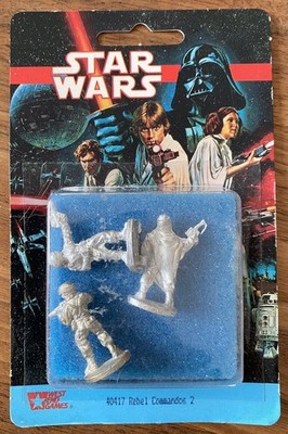 Star Wars - Miniatures - Rebel Commandos 2 - West End Games 40417 - RPG