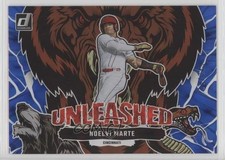 2023 Panini Donruss Unleashed Blue /249 Noelvi Marte #U19 nd3
