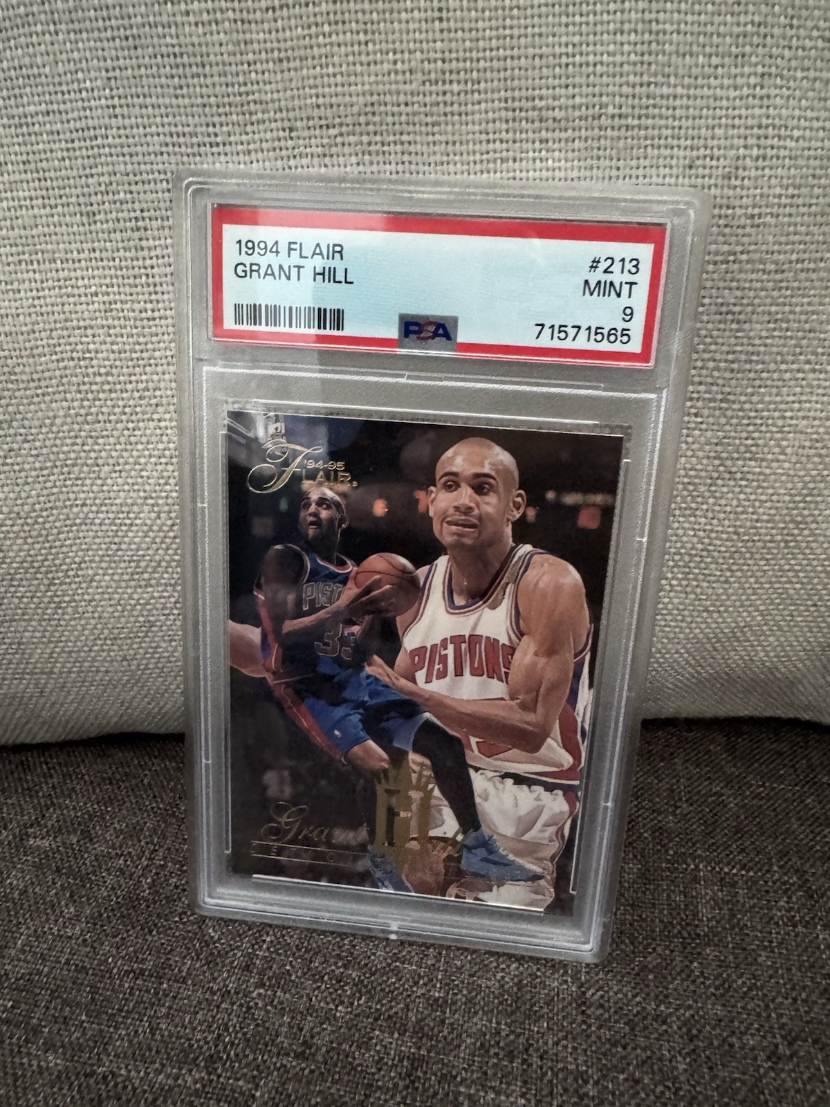 1994-95 Fleer Flair #213 Grant Hill RC - Rookie (HOF)  / MINT PSA 9