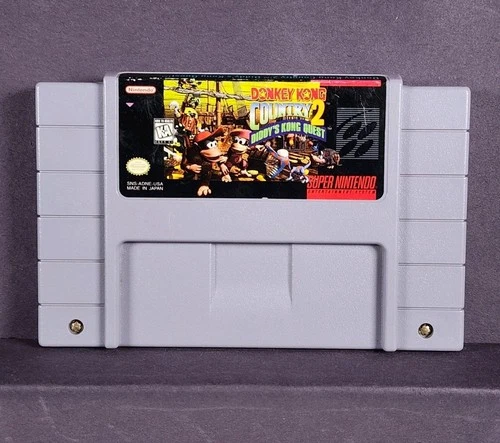 Donkey Kong Country 2: Diddy's Kong Quest (Super Nintendo SNES, 1995) - *TESTED*