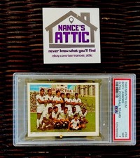1969 Monty Gum #56 Boca Junior Santos Team W/Pele Soccer Football PSA 7 Pop 1!!