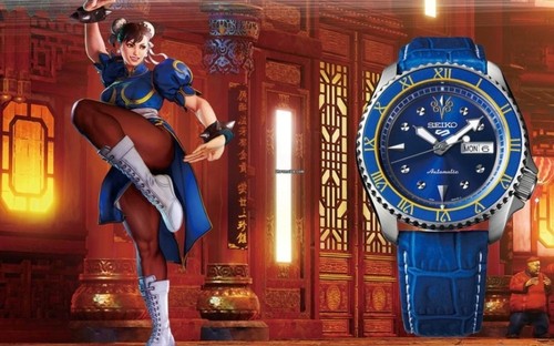 SEIKO 5 Sports Street Fighter V CHUN-LI Orologio Blu Edizione Limitata Special - Foto 16 di 16
