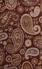 Hand-Tufted Area Rug 5x8 Ft Oriental Handmade  Red / Burgundy Floral Carpet