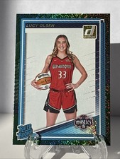 2025 Panini Donruss WNBA - Rated Rookie Lucy Olsen #97 Green Shimmer (RC)