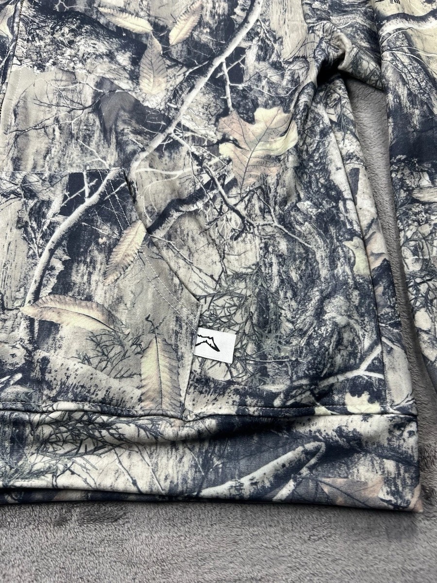 Akimbo Club Real Tree Camo Hoodie Adult Size Large Full Zip Akimbo Club Real Tree Camo Hoodie Adult Size Large Full Zip