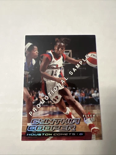 2000 WNBA Fleer Ultra, Cynthia Cooper promo card NM