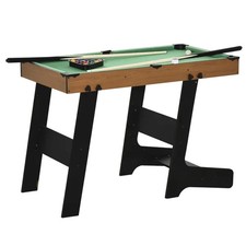 38" Foldable Billiards Tabletop Game, Complete Pool Table Set for Family Fun, In