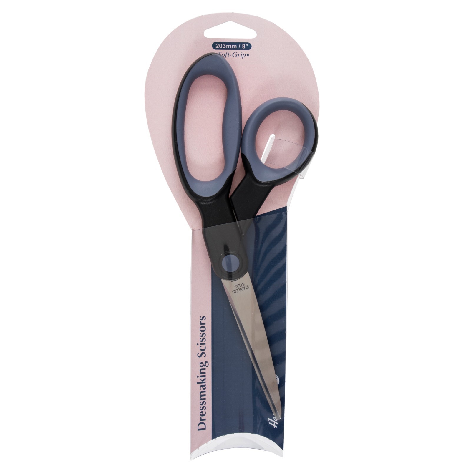 Hemline: Dressmaking Scissors: 8in: Soft Grip: Pro-cut