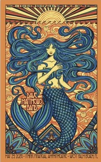 Dave Matthews Band 2026 Poster West Palm Beach FL N1 5/29/26 Slater Half & Half