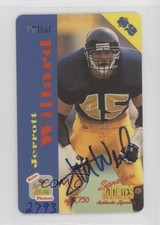 1995 Signature Rookies Auto-Phonex $2 Phone Cards /3750 Jerrott Willard Auto b8c