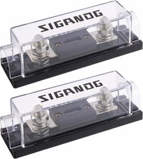 300 Amp ANL Fuse Holder 0/2/4 Gauge Fuse Block with 300A ANL Fuses for Car Audio