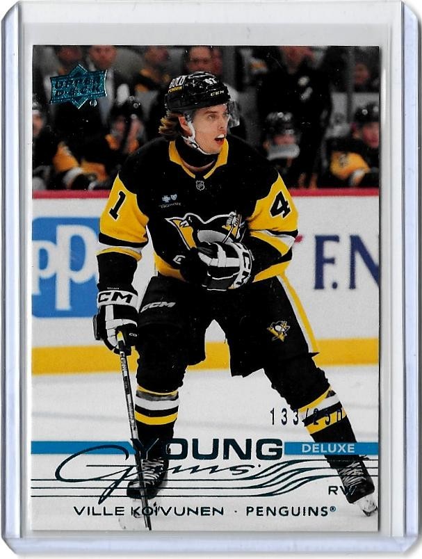 2025-26 Upper Deck Series 1 Ville Koivunen #233 Young Guns Deluxe  133/250