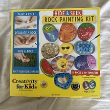 Creativity for Kids Hide and Seek Rock Painting Kit