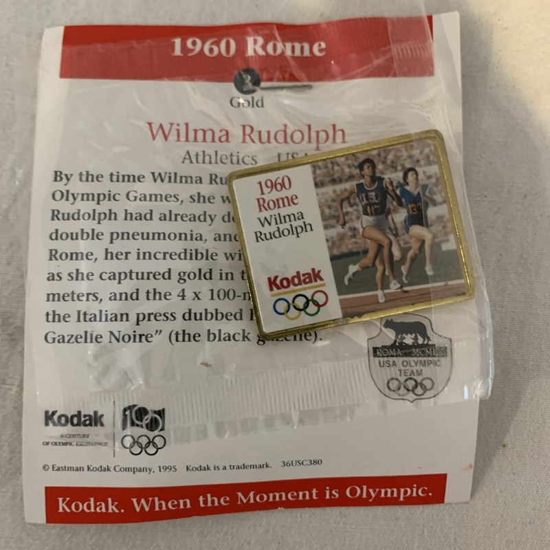Kodak Olympic Pin Rome 1960