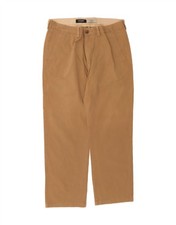 DOCKERS Mens Slim Fit Chino Trousers W34 L30 Brown CK13