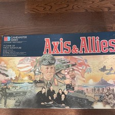 1987 MB Axis & Allies WWII Gamemaster Series Board Game 1942