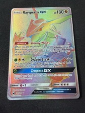 Pokemon Rayquaza GX 177/168 SM Celestial Storm Secret Rainbow Holo TCG Card PSA on eBay