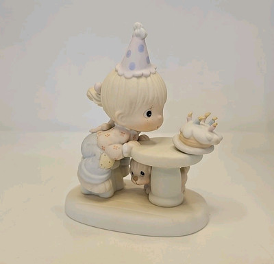 Precious Moments 524298 May Your Every Wish Come True Birthday Figurine Vintage