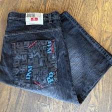 VTG Southpole Jean Shorts Mens 42 Jorts Blue Baggy Long Loose Denim Y2K Skater