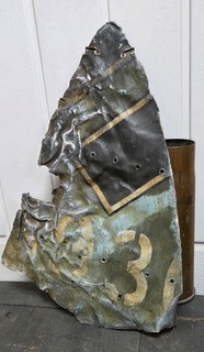 GERMAN MESSERSCHMITT BF 109 AIRCRAFT RELIC PANEL BATTLE OF BRITAIN KENT 1940