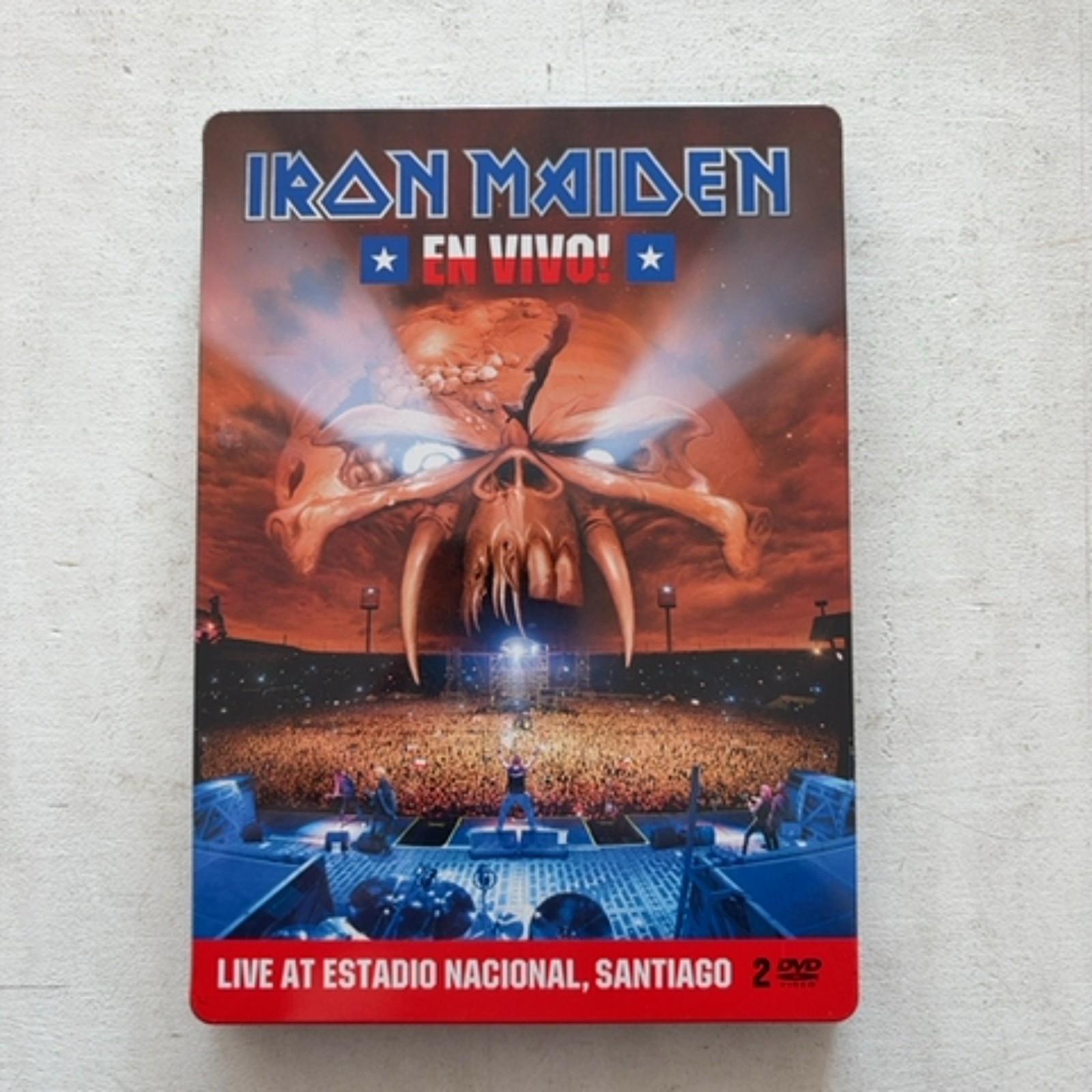 Iron Maiden En Vivo Steelbook 2012 DVD Set Live Concert UK