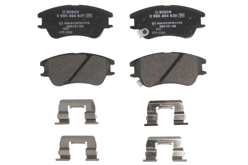 Fits BOSCH 0 986 494 630 Brake Pad Set, disc brake 0 986 494 630 Brak ⭐UK Stock⭐