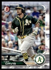 2019 Bowman Khris Davis Oakland Athletics #9