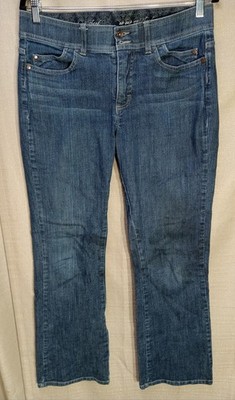 Lee No Gap Waistband Jeans 10M Medium Wash Bootcut 2 Button Denim W32 L30