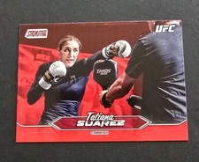 2025 Topps Stadium Club UFC #174 TATIANA SUAREZ Red Foil