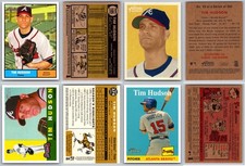 Tim Hudson 4 Card Lot - Oakland Athletics Hall of Fame Atlanta Braves HOF A's
