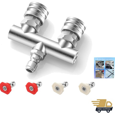 #ad Dual Pressure Washer Tips 2 in 1 Pressure Washer Nozzle Tips Pressure Wash ... $31.95