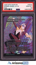 MTG 2025 Spider-Gwen, Web-Warrior 0024 Foil MAR GEM MINT PSA 10