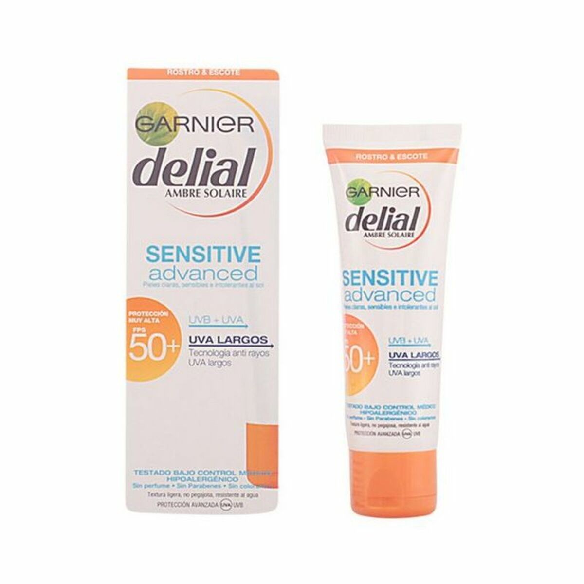 Protezione Solare Viso Sensitive Delial SPF 50+ [50 ml] [Unisex] [50 ml]