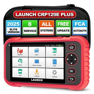 LAUNCH X431 CRP129E PLUS OBD2 Full System Diagnostic Scan Tool 8 Reset Service