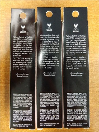 3 Pack: e.l.f. Lash It Loud Volumizing Mascara Amplify & Define *Black* (C206) - Picture 3 of 5